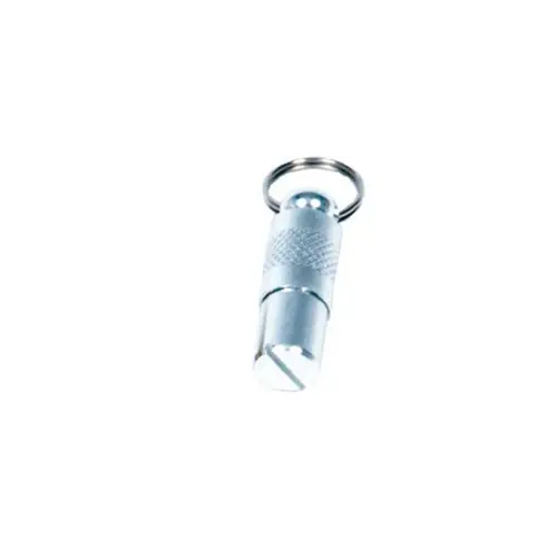 Tube adresse en nickel pour chien et chat