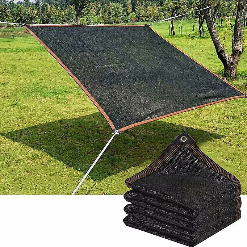 BASHLWUA (2x2 mètres) Brise | soleil en polyéthylène haute densité pour terrasses de jardin Respirabilité jusqu'à 90 – 95% de protecti