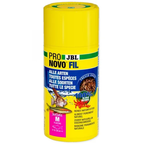 Alimentation pour poissons ProNovo Fil M, riche en vitamines - JBL - 25g / 250mL