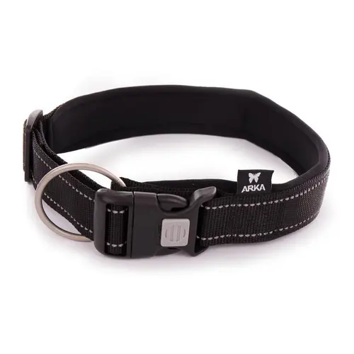 Collier Neo+ noir pour chien 4x50/70 cm