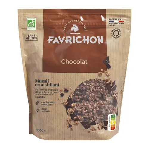 Muesli croustillant au chocolat - 500 g