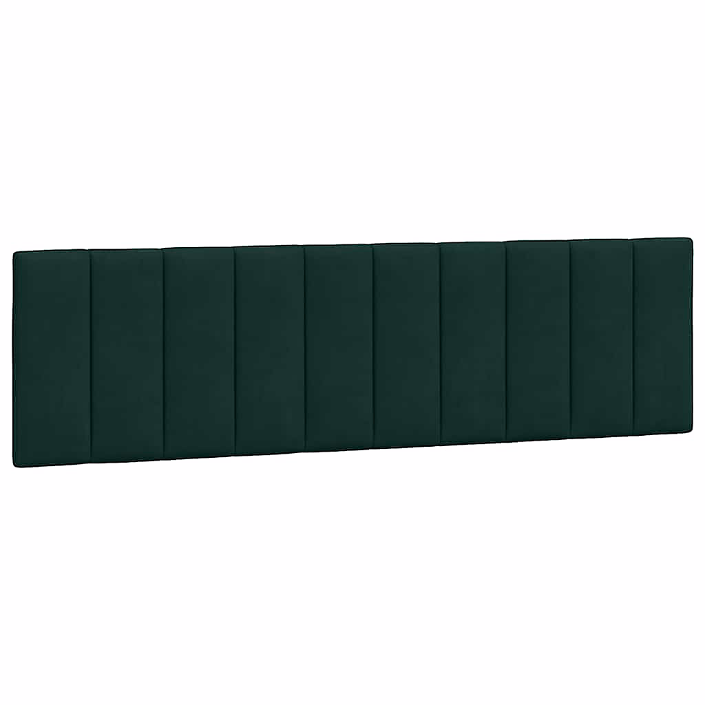 Coussin de tête de lit Hanko vert foncé 180 cm velours vidaXL – Réf. PQJDNJIZG7321148820