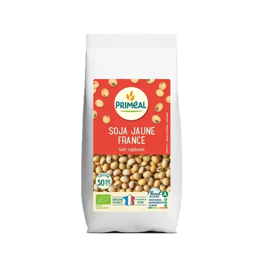 Soja jaune bio en sachet de 500 g