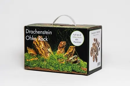 Kit déco pour aquarium de 60 L Aquadeco Dragon Stone - les 9 pièces