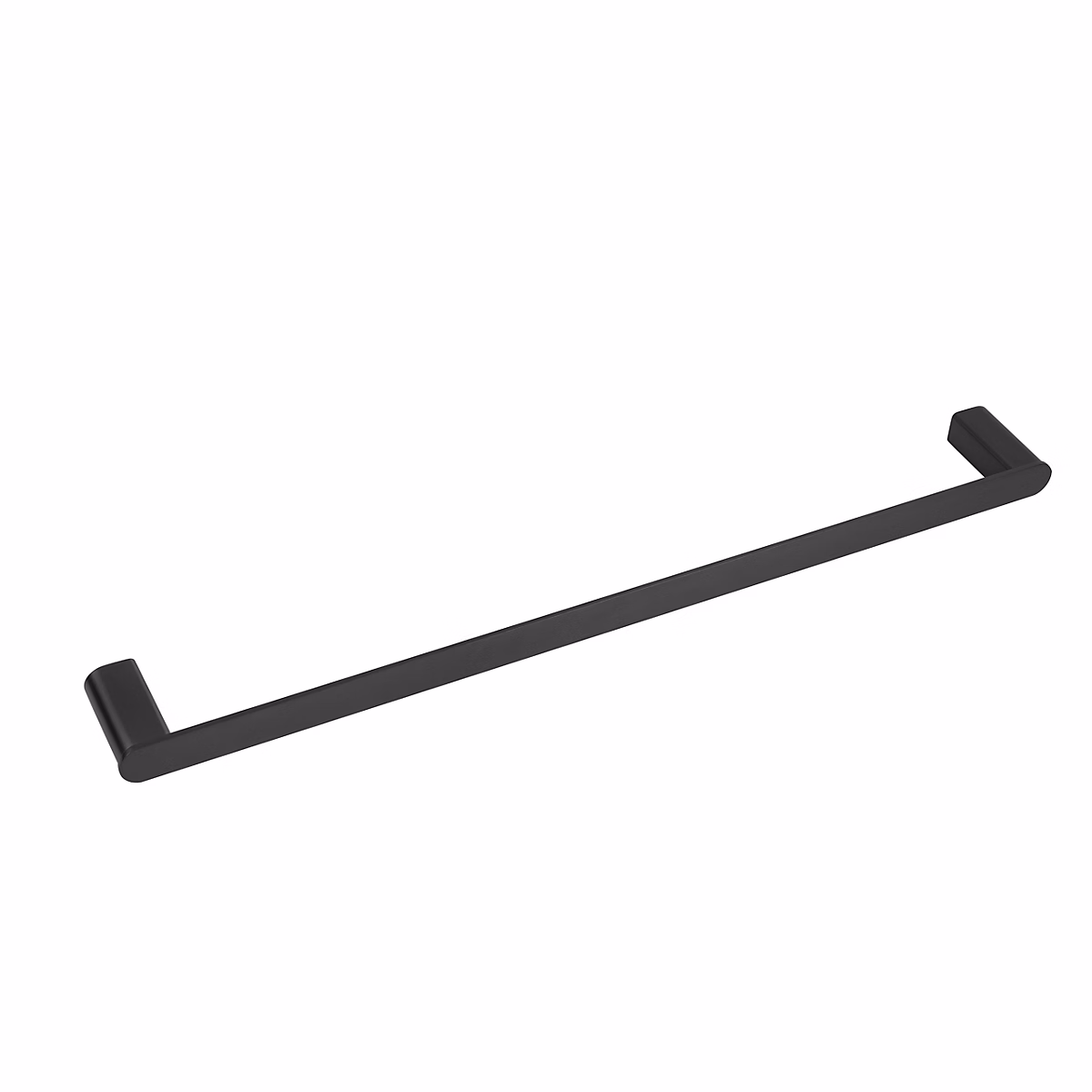 BALNEO – barre porte | serviettes en acier inox noir | porte | serviettes 60 cm QARX inoxydable | barre de salle de bain