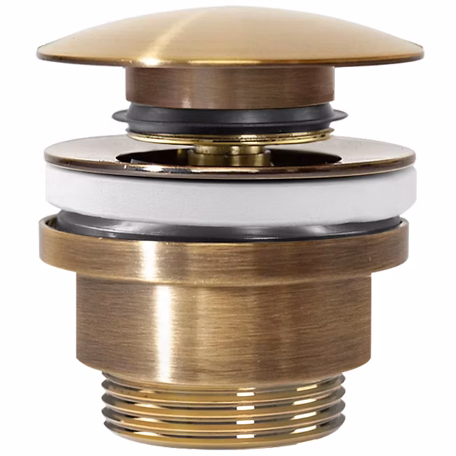 Bonde de lavabo universel REA Clic-Clac Gold Antique – Réf. INSIMQEEO4043265407