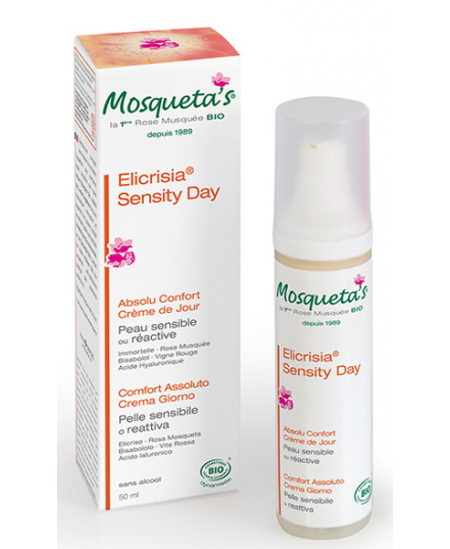Mosqueta's Crème Elicrisia Sensity peaux sensibles ou sujettes à couperose 50 ml