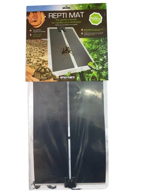 Plaque chauffante pour terrarium coloris noir Reptile Planet Repti Mat 35W - 65 x 28 cm