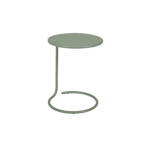 Table basse déportée Coolside coloris cactus en acier Fermob - Ø42 x 53 cm