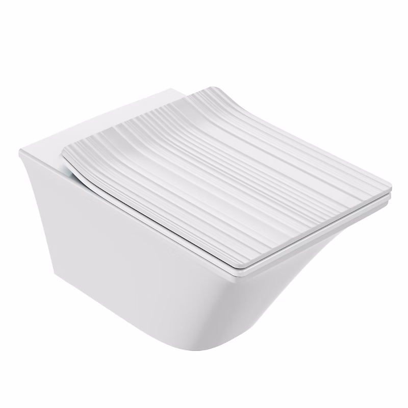 Cuvette WC suspendu sans bride JACOB DELAFON Grands Boulevards avec abattant frein de chute extra – plat déclipsable