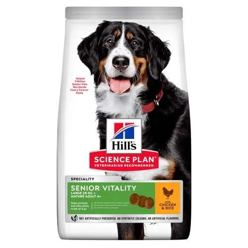 Croquette pour chien mature de grande taille au poulet Hill's - 12 kg