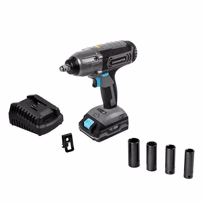 Outillage électroportatif – cle a choc CECOTEC avec batterie 20.0 V 2 Ah