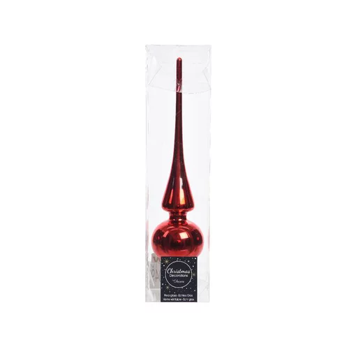 Cimier uni brillant couleur rouge – 26 cm de haut