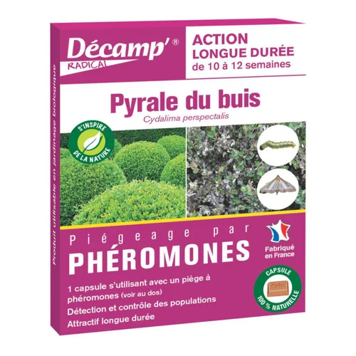 Phéromone pyrale du buis 3 mois - 1 capsule