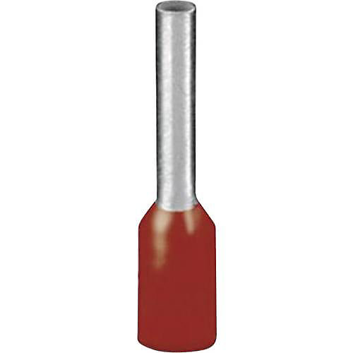 Embout de câble simple extrémité AI 1 – 5-8 RD-1000 rouge, 1,5 mm², lot 1000