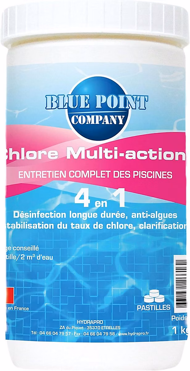 Chlore Multifonctions – Traitement Tout | en | Un à Multiples Actions/Galets de Chlore | 1KG