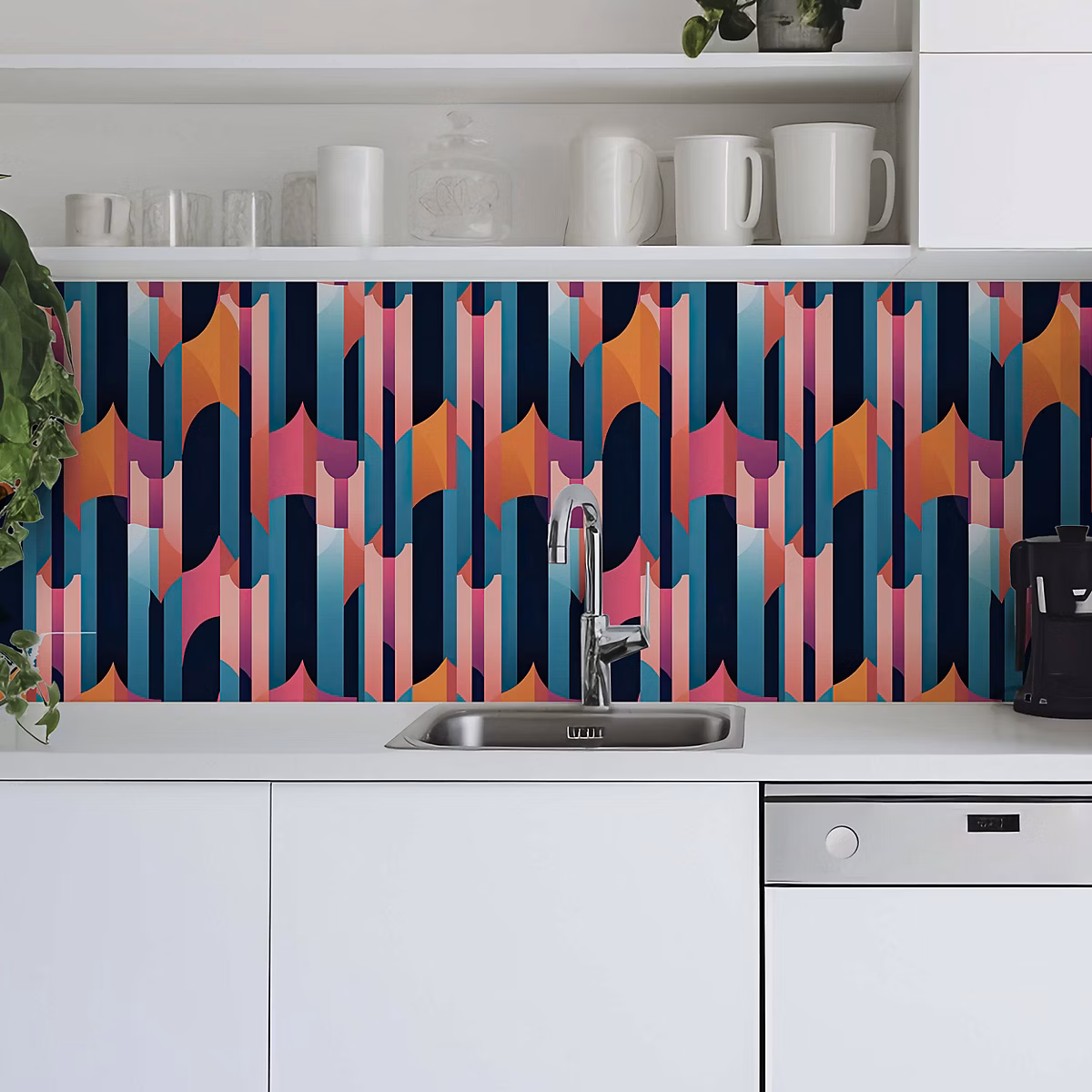 Crédence adhésive déco design 50 × 200cm