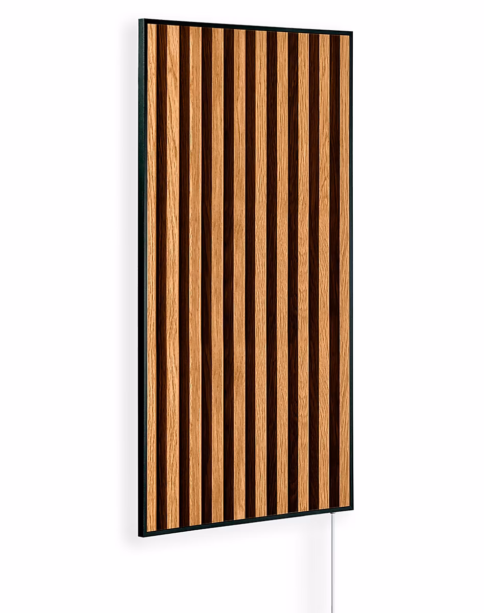 Chauffage infrarouge KönighausAmbient Edition Panneau en bois 1200 W avec thermostat – Réf. DRPZPPSOV3675682223