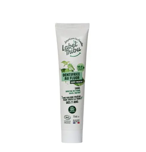 Dentifrice au fluor bio Label Tribu - 75 ml