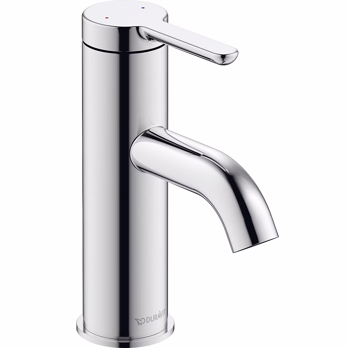 Duravit C.1 Mitigeur monocommande de lavabo S – Chromé Brillant, sans vidage, C11010002010