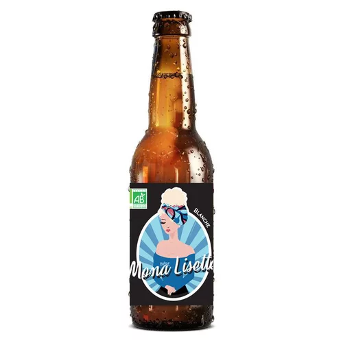 Bière blanche bio Mona Lisette - 33 cl