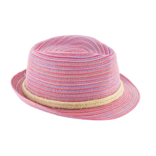 Chapeau de paille rose Instant Nature Lou