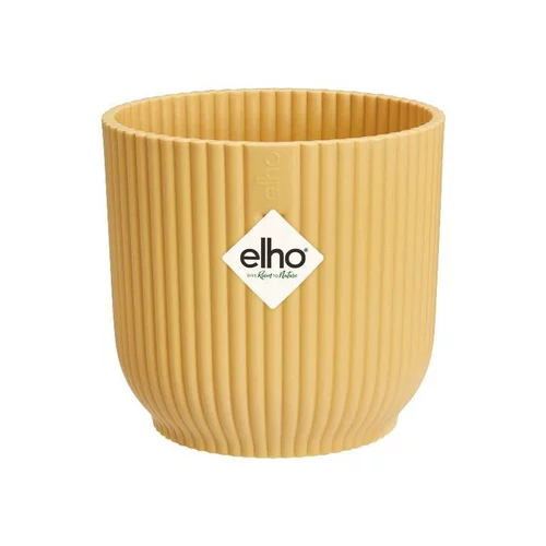 Cache-pot jaune beurre Elho Vibes Fold Mini - Ø 9 cm