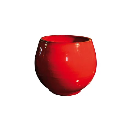 Pot coloris rouge en terre émaillée Bahia - Ø 43 cm