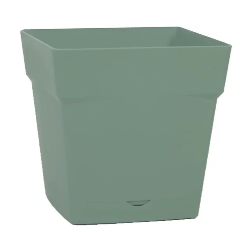Pot carré vert laurier Eda Toscane - 24,8 x 24,8 x 24,8 cm