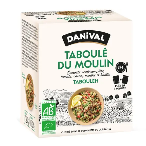 Taboulé du moulin DANIVAL 120 g + 500 g