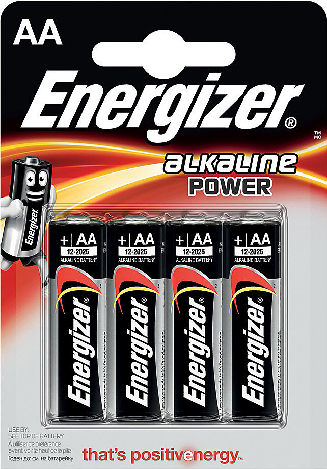 Blister ENERGIZER de 4 piles alcalines POWER LR6 (AA) – Réf. IKCLZAABC4025466305