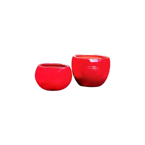 Pot rouge gamme le lisère Ø 20 cm