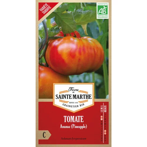 Graines de tomate ananas bio Ferme de Sainte Marthe - graines à semer
