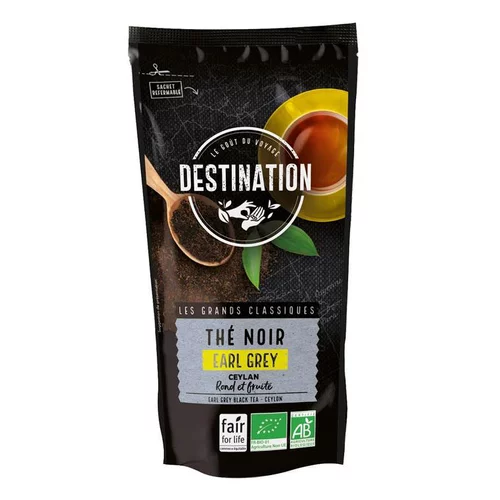 Thé noir Earl Grey sachet 100g
