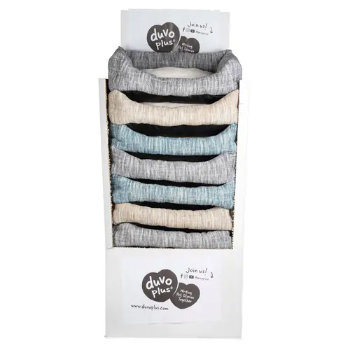 Couchage pour chien coloris multicolore corbeille rectangulaire Duvoplus - 60 x 45 x 16 cm