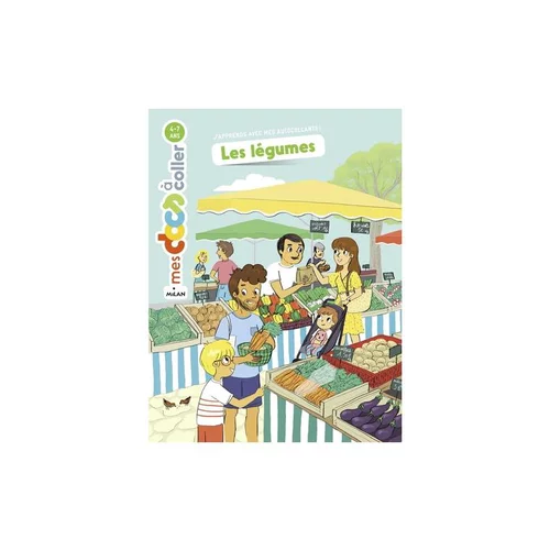 Docs à coller “Les Légumes” Éditions Milan