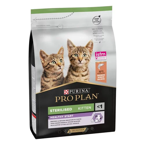 Croquette pour chaton stérilisé au saumon Pro Plan - 3 kg