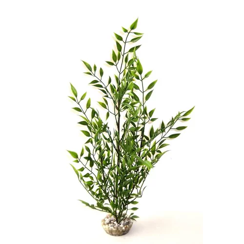 Bambou vert en plastique moyen modèle 34 cm