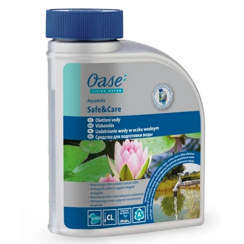 Stabilisateur d'eau et soin poissons, protecteur 100% naturel OASE Safe&Care - 500ml