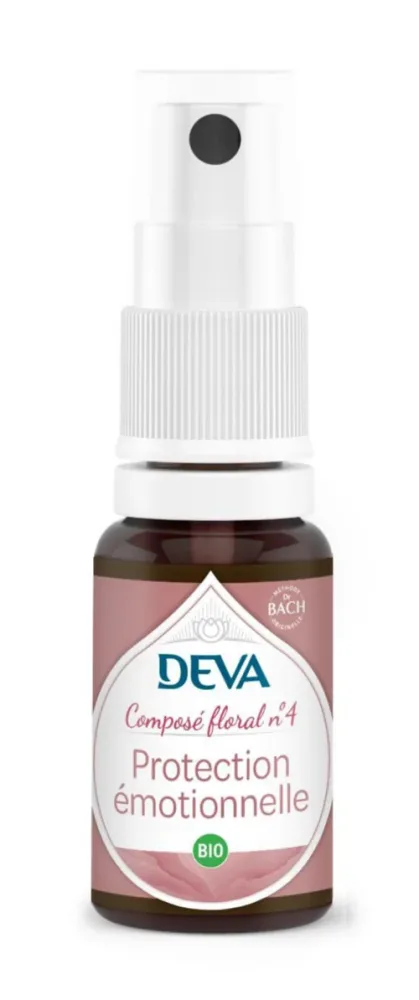 Complément alimentaire composé floral protection émotionnelle bio Deva - spray 15 ml