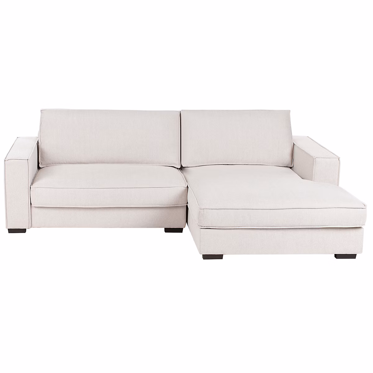 Canapé d'angle RENDERS Tissu Beige clair Côté gauche – Réf. WXMLSUJMA4257972557
