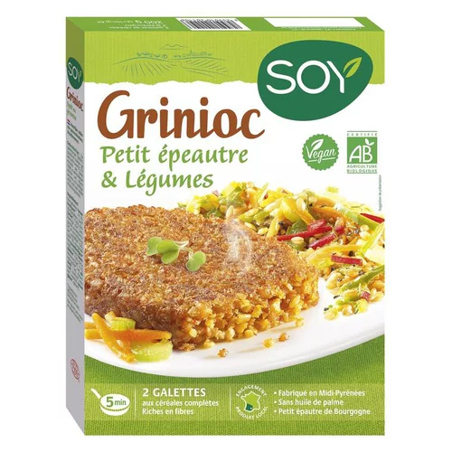 Grinioc de petit épeautre et légumes bio 200 g