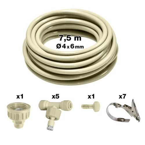 Kit de brumisation portable blanc Jardibric – 7,5 m