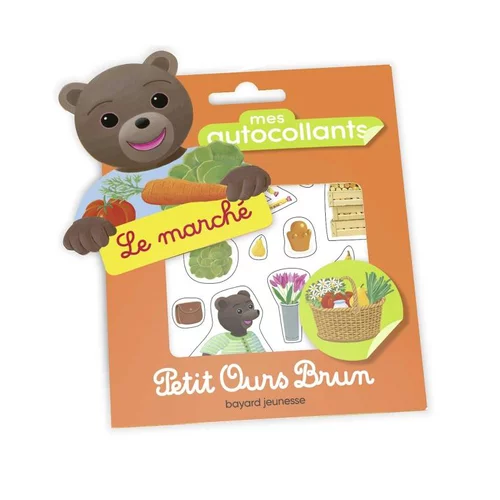Mes autocollants POB “Le marché” Éditions Bayard