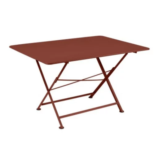 Table pliante Cargo FERMOB rouge ocre L128xl90xh74