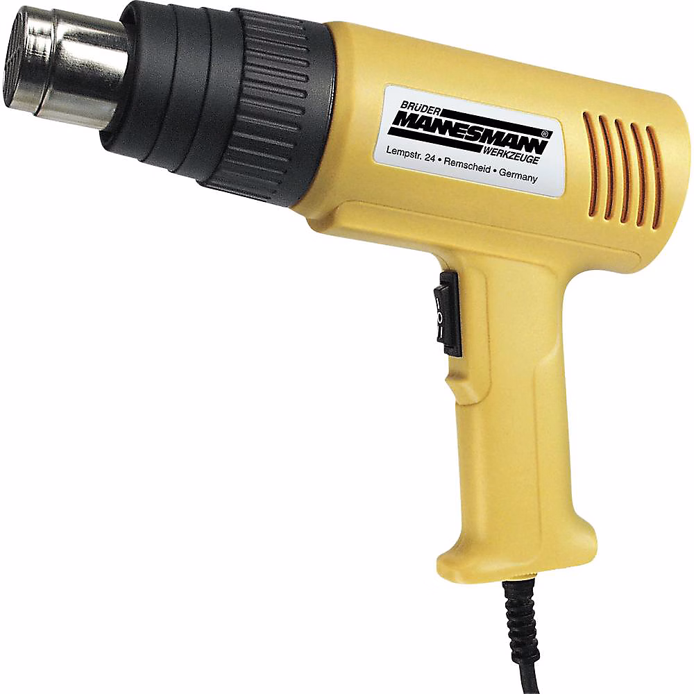 Décapeur thermique Mannesmann M49500 2000 W – 2 niveaux de température, 4 embouts inclus