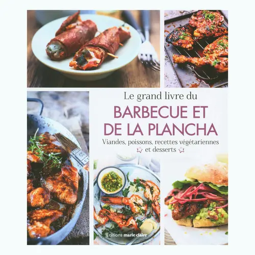 Livre "Grand livre du barbecue et de la plancha" aux Éditions Marie Claire