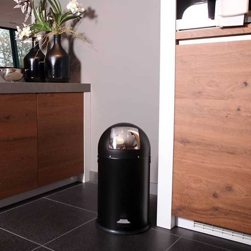 EKO Poubelle à pédale Kickcan 33 L Noir mat – Réf. FBOVJSRBR8815520772