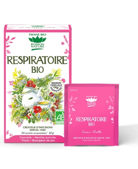 Romon Nature - Tisane Respiratoire bio - 20 sachets