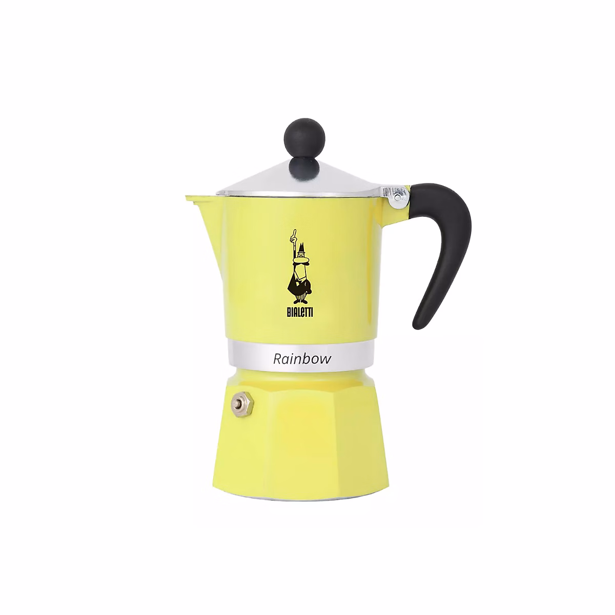 Cafetière italienne 6 tasses jaune pastel Bialetti 0006538 rainbow – Réf. BIASAVWBQ1613791549